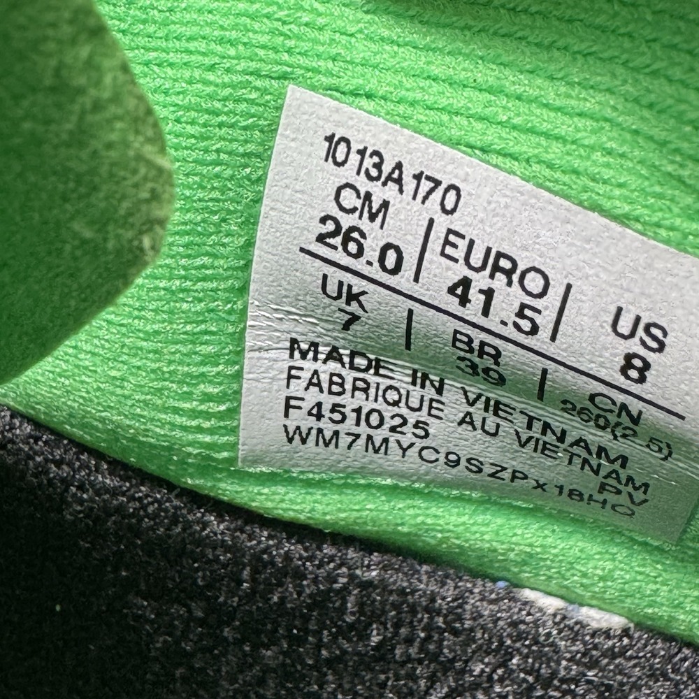 ASICS Megablast Green Running Shoes Sneakers 1013A170 Men's Size 8 - Picture 12 of 12